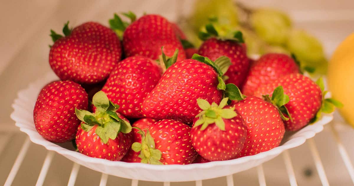 Strawberries in the Refrigerator