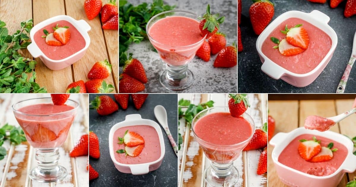 Homemade Strawberry Pudding Recipe Strawberry Plants   Homemade Strawberry Pudding Fb 