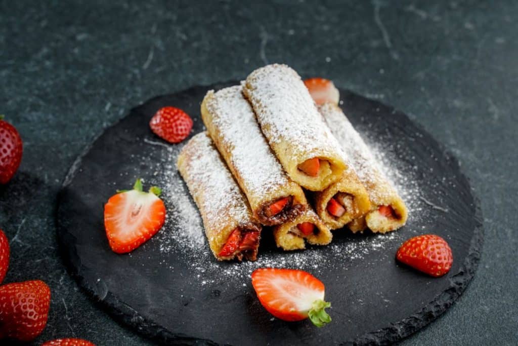 Nutella Strawberry Rolled French Toast Strawberry Plants