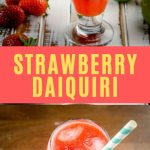 Strawberry daiquiri pinterest image.