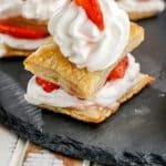  Strawberry Shortcake Puffs pinterest image.